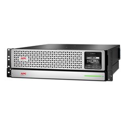 APC Smart-UPS On-Line 1000VA rackmount unit stacked above an APC lithium-ion battery pack
